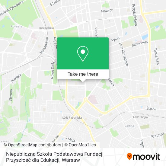 Niepubliczna Szkoła Podstawowa Fundacji Przyszłość dla Edukacji map