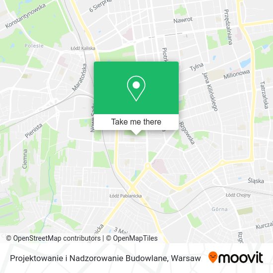 Projektowanie i Nadzorowanie Budowlane map