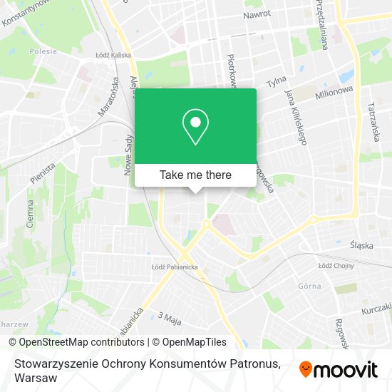 Stowarzyszenie Ochrony Konsumentów Patronus map