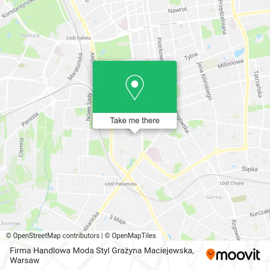 Карта Firma Handlowa Moda Styl Grażyna Maciejewska