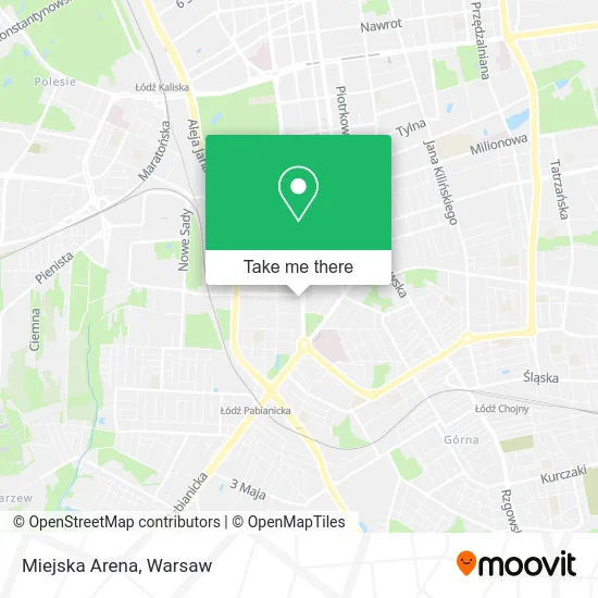 Карта Miejska Arena
