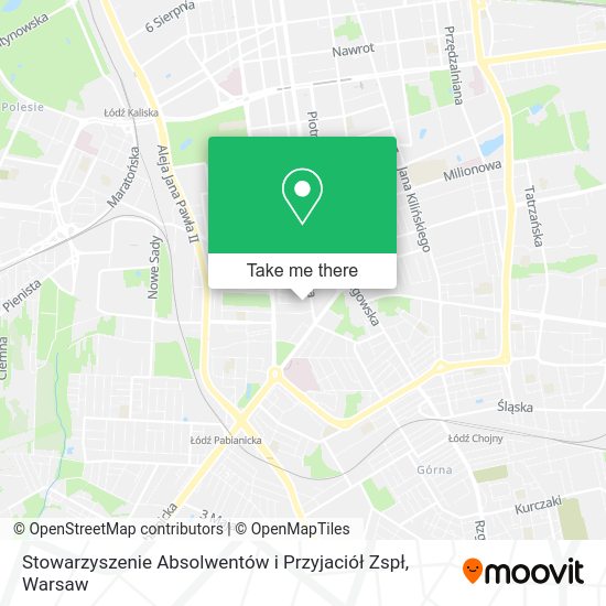 Stowarzyszenie Absolwentów i Przyjaciół Zspł map