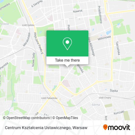 Карта Centrum Kształcenia Ustawicznego