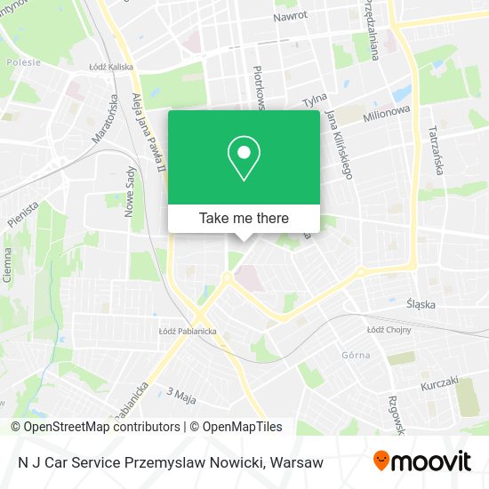 N J Car Service Przemyslaw Nowicki map