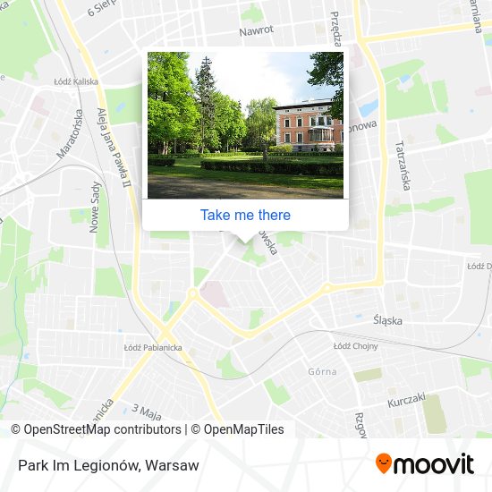 Park Im Legionów map