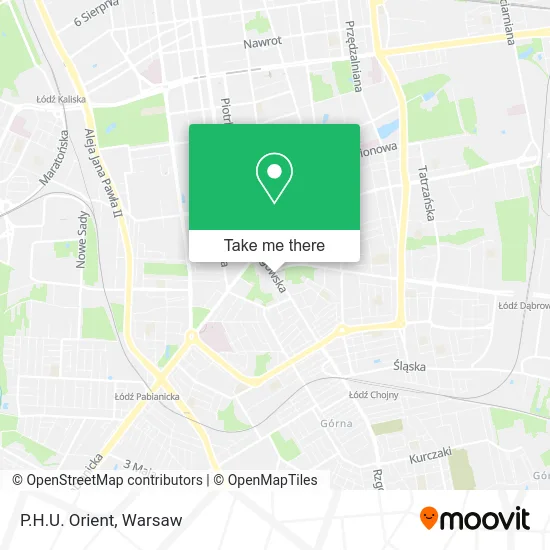 Карта P.H.U. Orient