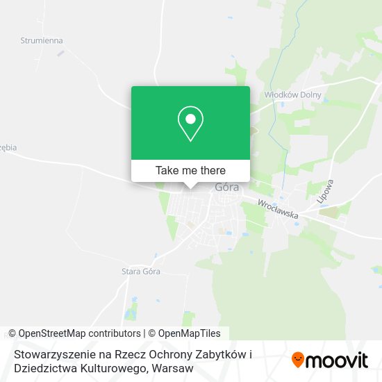 Stowarzyszenie na Rzecz Ochrony Zabytków i Dziedzictwa Kulturowego map