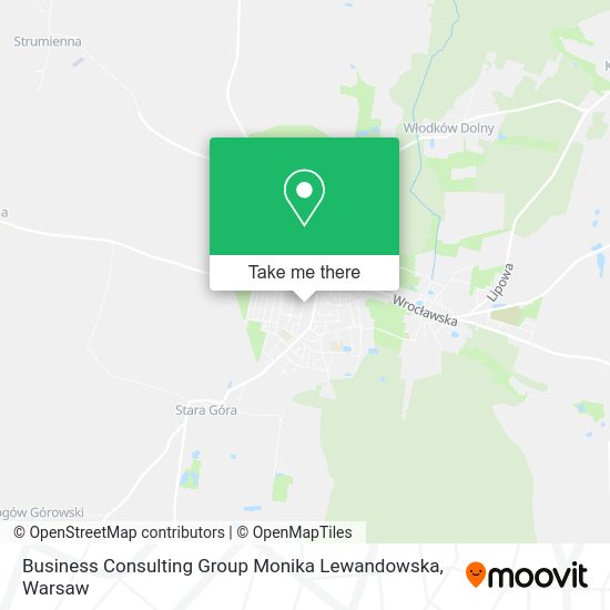 Business Consulting Group Monika Lewandowska map