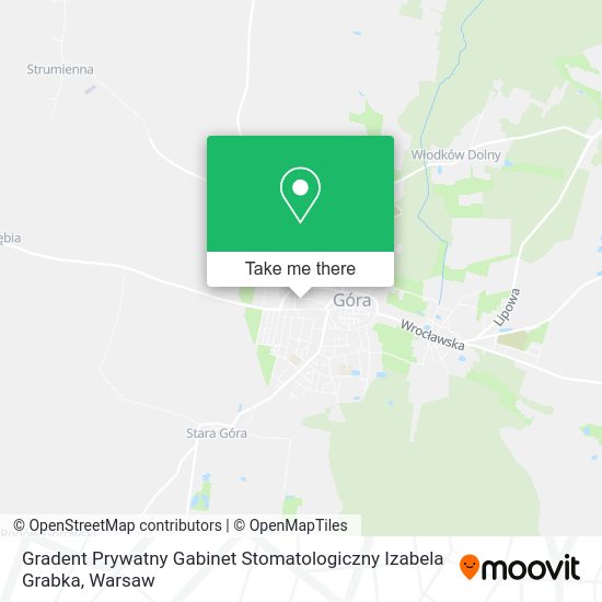 Gradent Prywatny Gabinet Stomatologiczny Izabela Grabka map