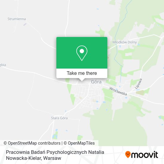 Pracownia Badań Psychologicznych Natalia Nowacka-Kielar map