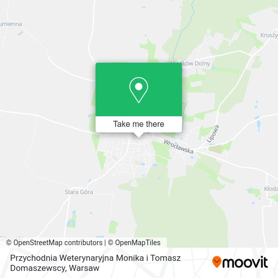 Przychodnia Weterynaryjna Monika i Tomasz Domaszewscy map