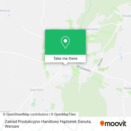 Zaklad Produkcyjno Handlowy Hądzelek Danuta map