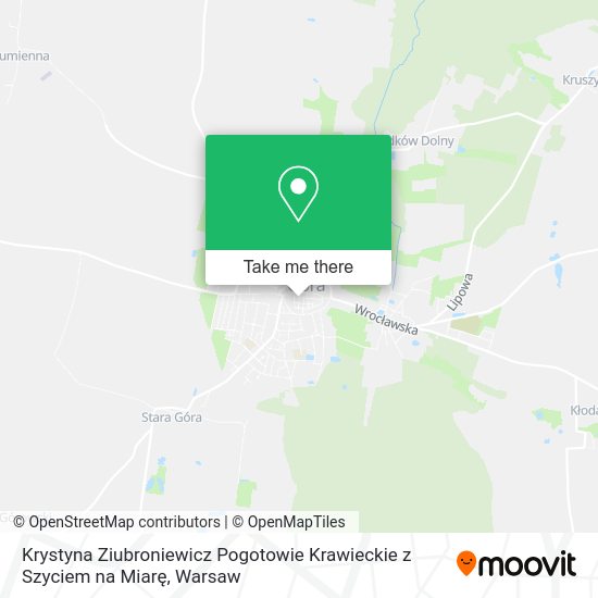 Krystyna Ziubroniewicz Pogotowie Krawieckie z Szyciem na Miarę map