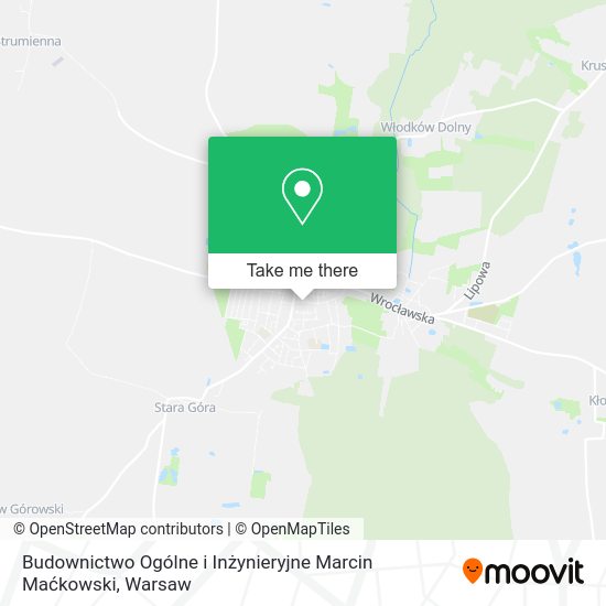 Budownictwo Ogólne i Inżynieryjne Marcin Maćkowski map