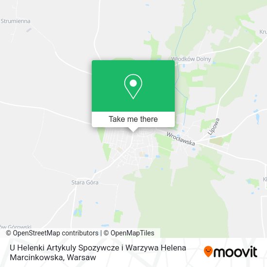 U Helenki Artykuly Spozywcze i Warzywa Helena Marcinkowska map