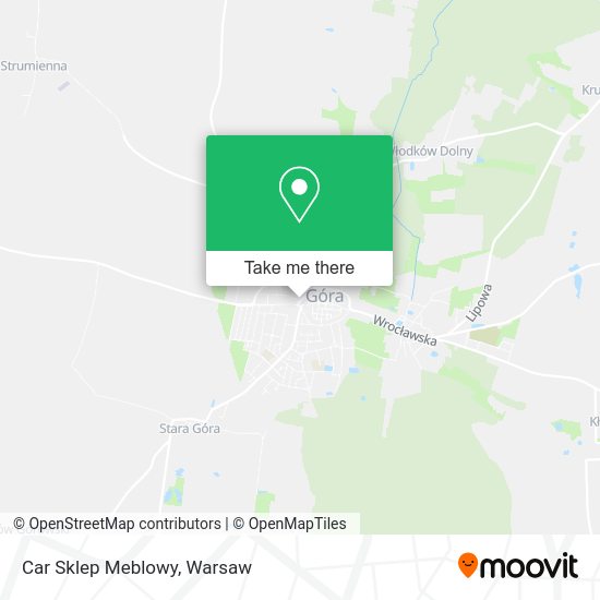 Car Sklep Meblowy map