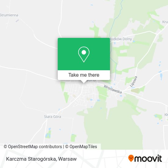 Karczma Starogórska map