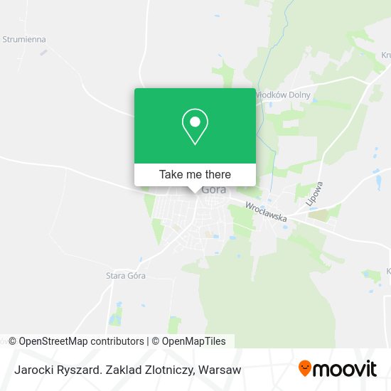 Jarocki Ryszard. Zaklad Zlotniczy map