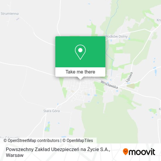 Powszechny Zakład Ubezpieczeń na Życie S.A. map