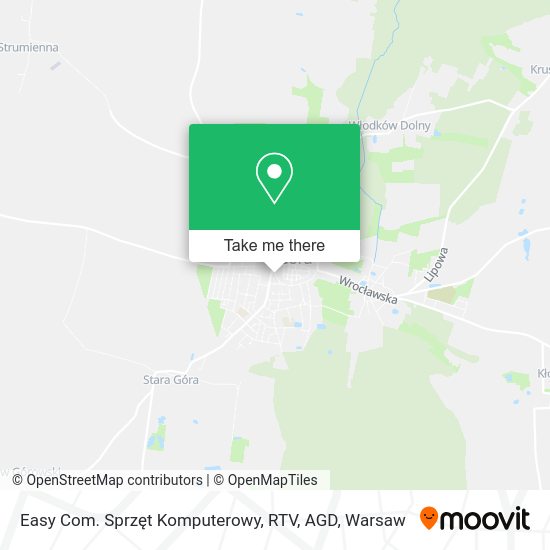 Easy Com. Sprzęt Komputerowy, RTV, AGD map