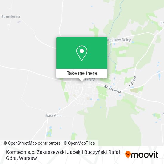 Komtech s.c. Zakaszewski Jacek i Buczyński Rafał Góra map