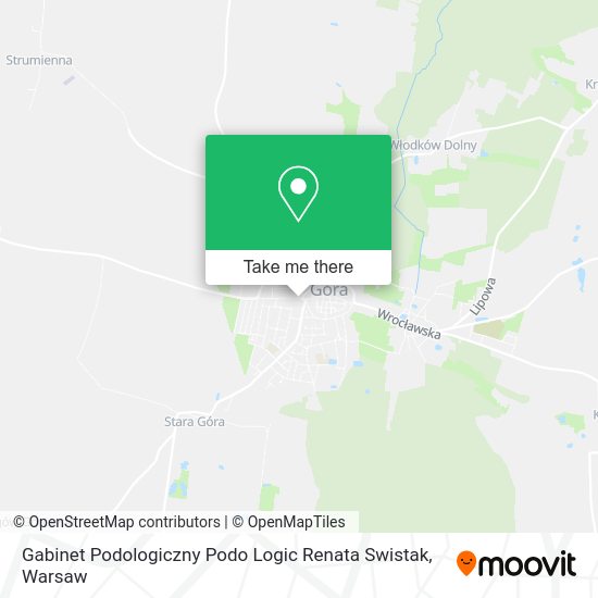 Gabinet Podologiczny Podo Logic Renata Swistak map