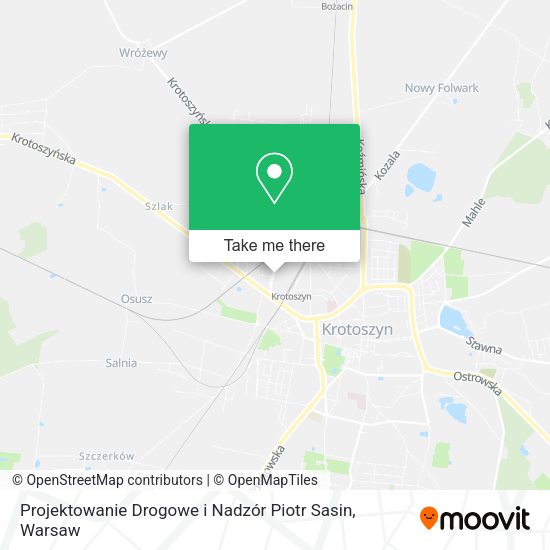 Projektowanie Drogowe i Nadzór Piotr Sasin map