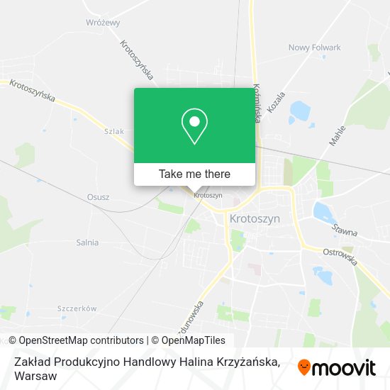 Zakład Produkcyjno Handlowy Halina Krzyżańska map