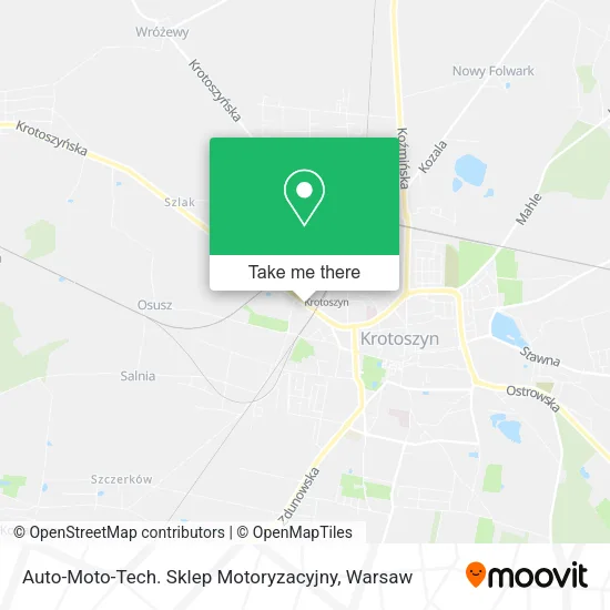 Карта Auto-Moto-Tech. Sklep Motoryzacyjny