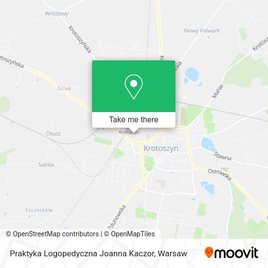 Praktyka Logopedyczna Joanna Kaczor map