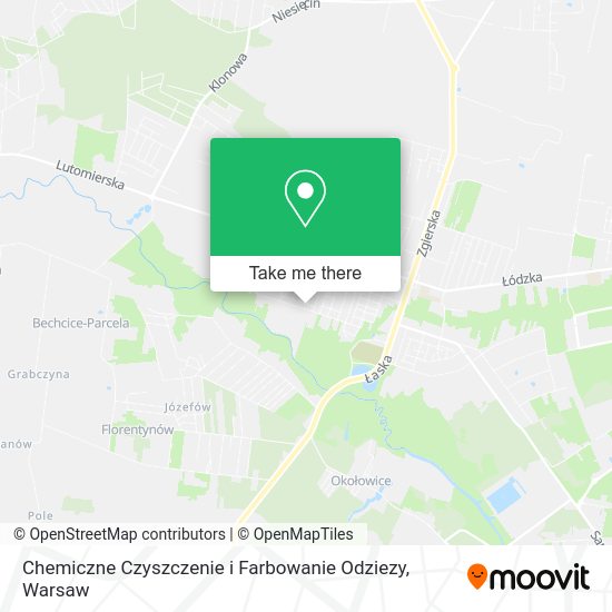 Chemiczne Czyszczenie i Farbowanie Odziezy map