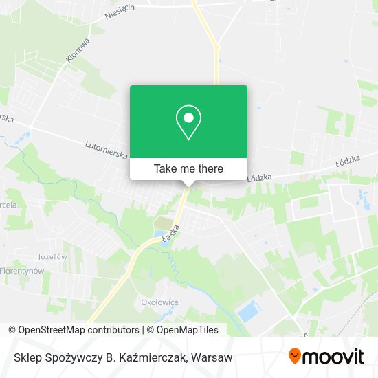 Sklep Spożywczy B. Kaźmierczak map