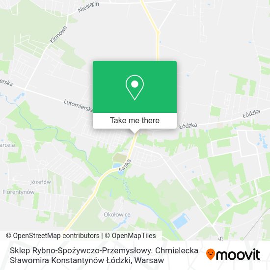 Sklep Rybno-Spożywczo-Przemysłowy. Chmielecka Sławomira Konstantynów Łódzki map