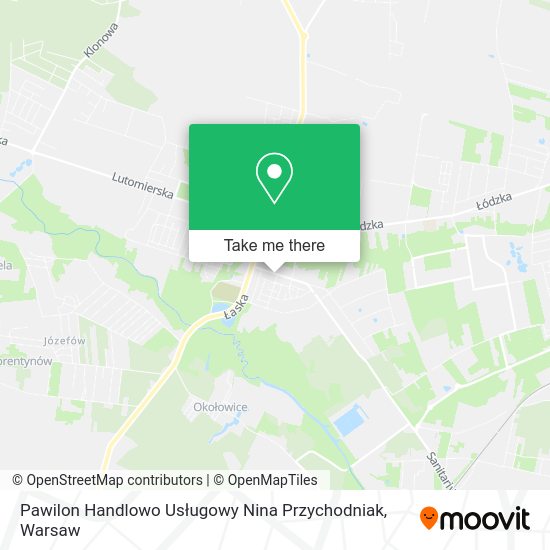 Pawilon Handlowo Usługowy Nina Przychodniak map