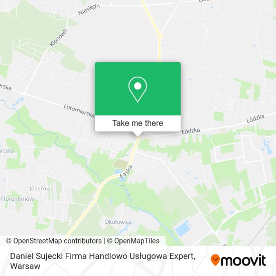 Daniel Sujecki Firma Handlowo Usługowa Expert map