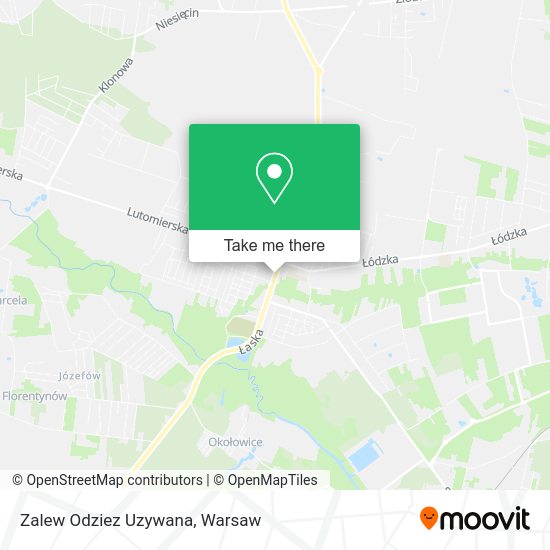 Zalew Odziez Uzywana map