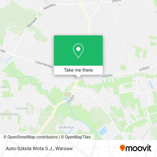 Auto-Szkola Wota S.J. map