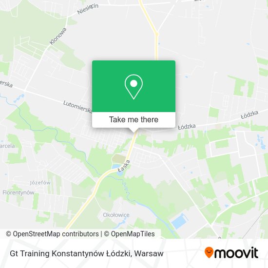 Gt Training Konstantynów Łódzki map