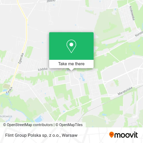 Карта Flint Group Polska sp. z o.o.