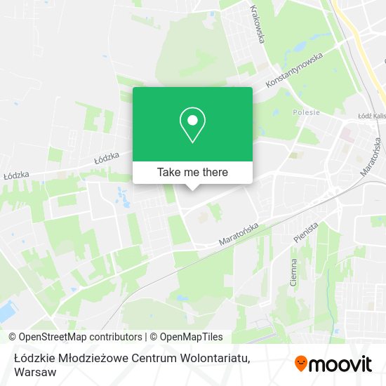 Łódzkie Młodzieżowe Centrum Wolontariatu map