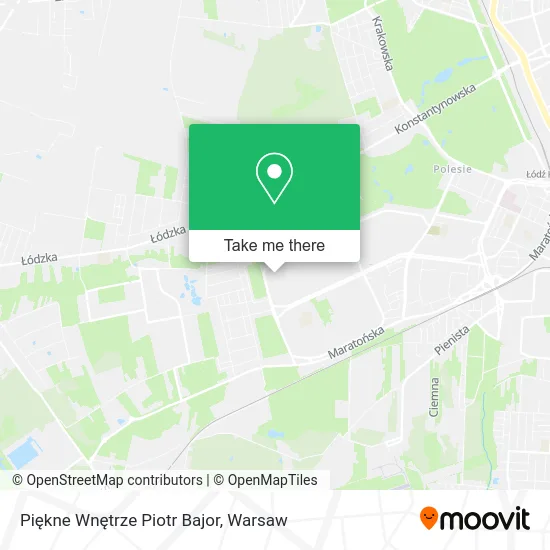 Карта Piękne Wnętrze Piotr Bajor