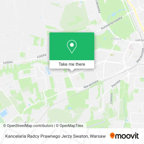 Карта Kancelaria Radcy Prawnego Jerzy Swaton