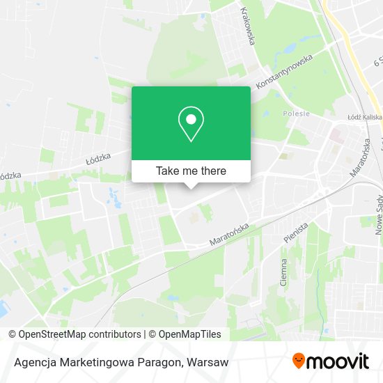 Карта Agencja Marketingowa Paragon