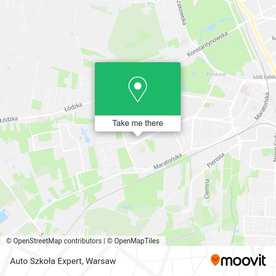 Auto Szkoła Expert map