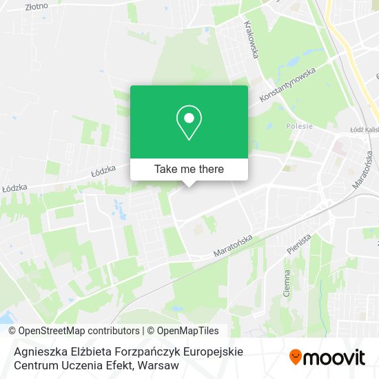 Agnieszka Elżbieta Forzpańczyk Europejskie Centrum Uczenia Efekt map