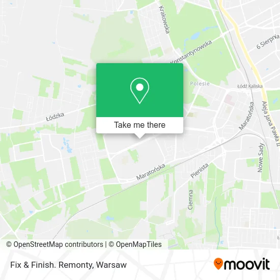 Карта Fix & Finish. Remonty