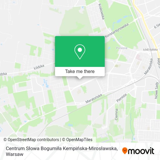 Centrum Słowa Bogumiła Kempińska-Mirosławska map