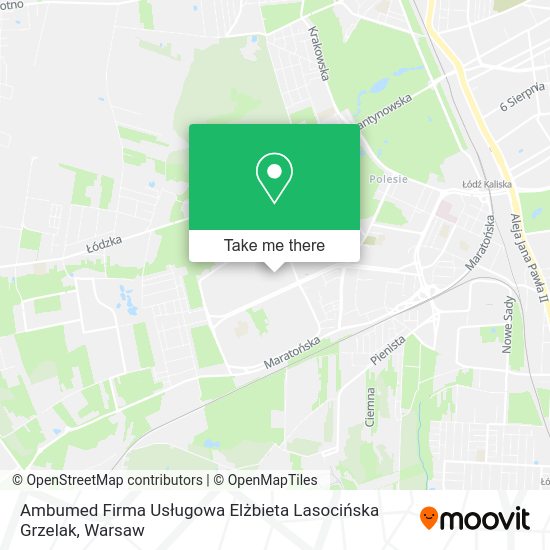 Ambumed Firma Usługowa Elżbieta Lasocińska Grzelak map