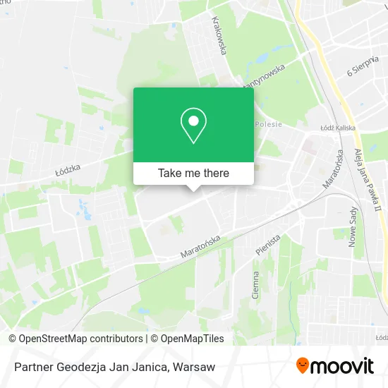 Карта Partner Geodezja Jan Janica