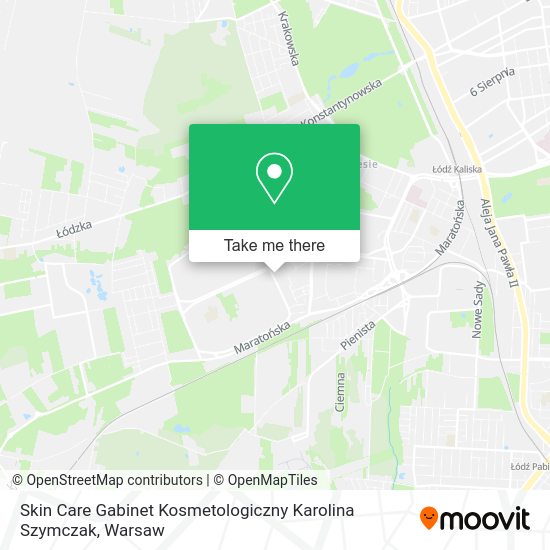 Skin Care Gabinet Kosmetologiczny Karolina Szymczak map